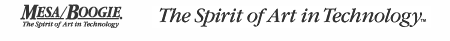 Mesa Boogie Philosophie